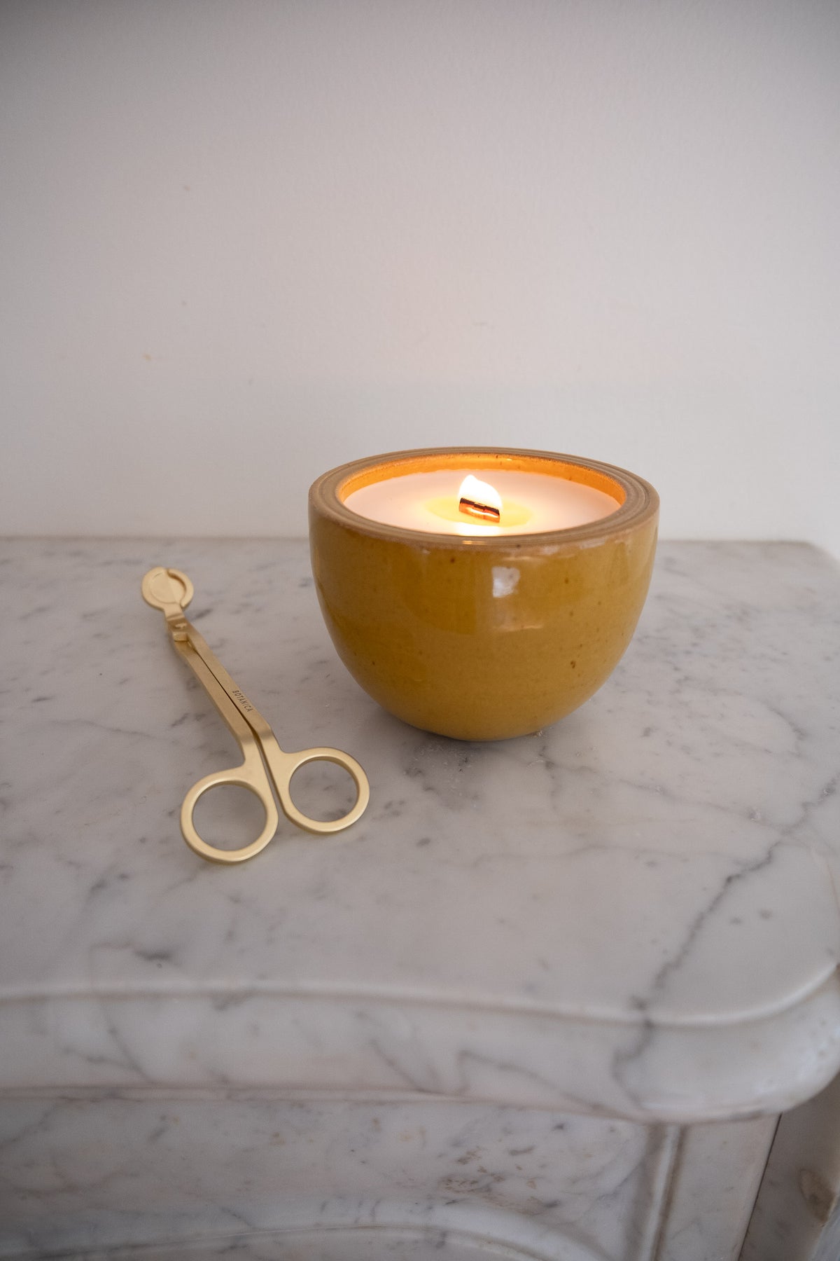 Ochre Candle - Fireside